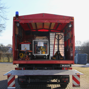 Katastrophenschutzfahrzeug des Landkreises