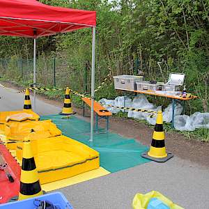 Einsatz 08/26 - GG6 Unfall/Brand mit Gefahrstoffen