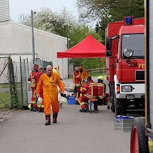 Einsatz 08/26 - GG6 Unfall/Brand mit Gefahrstoffen