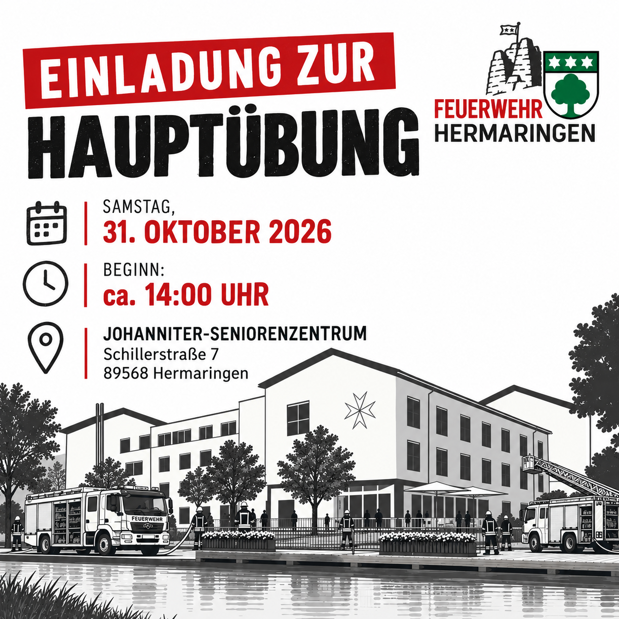 Einladung zur Hauptübung 2026